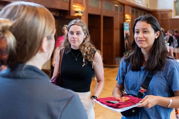 Students learning how to manage costs